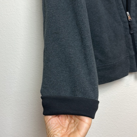 BOSS HUGO BOSS Full Zipper Gray Sweatshirt 100% Cotton Size XXL - Picture 5 of 5